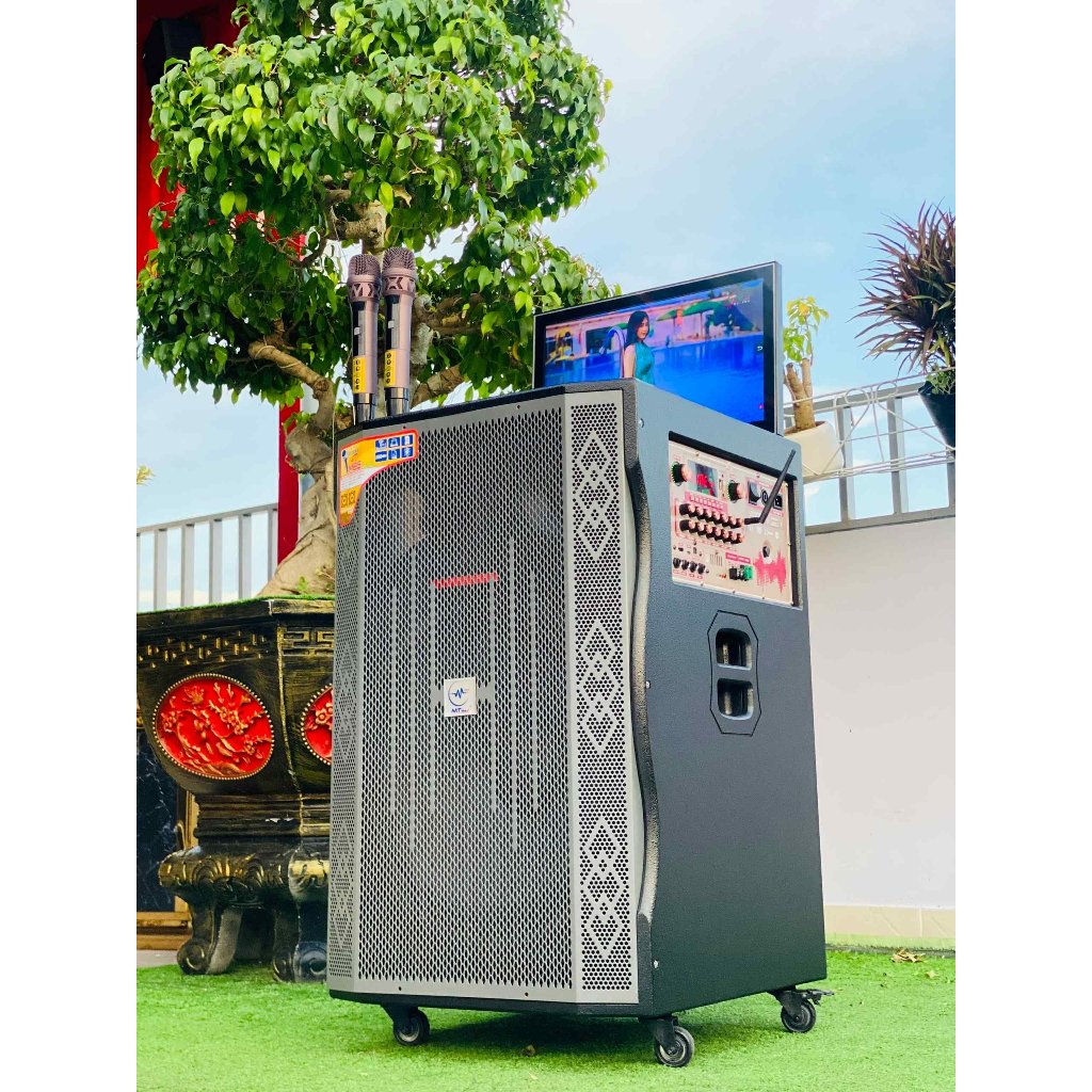 MỚI-Loa Kéo Màn Hình Karaoke 19inch MTMAX BK01Pro -  Bass Siêu Trầm 45cm , 3 Đường Tiếng Cao Cấp, Âm Thanh Đỉnh Cao