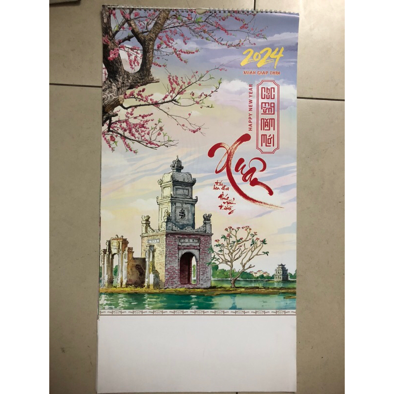 Lịch 7 tờ 2024 Hà Nội qua năm tháng