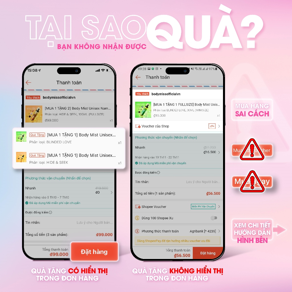 Bodymist Thơm Lâu 6H Hương Nước Hoa, Body Mist Unisex Nam Nữ Học Sinh Sinh Viên Chính Hãng BODYMISS 105ml