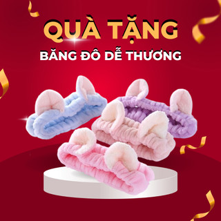 Băng đô rửa mặt IQ Kao tai mèo, tai thỏ dễ thương, bằng đô cái tóc tiện lợi