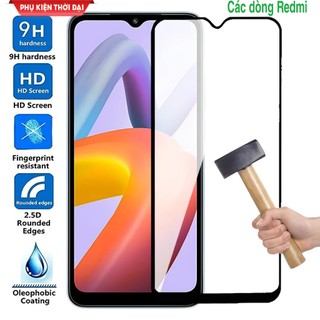 Cường lực Redmi 7 / Note 7 / Note 8 / 8 Pro / Note 9 / Note 10 Pro / Note 11 / 11s 4G / Note 11 Pro Full màn viền mỏng