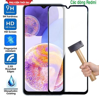 Cường lực redmi note 7 / note 8 / note 8 pro / note 9 / note 11 / 11s / note 11 pro full màn full keo viền mỏng