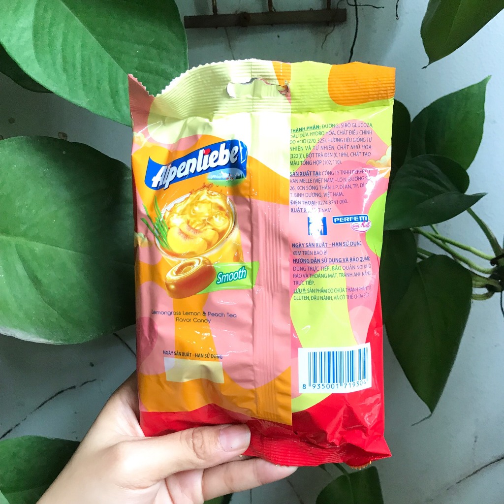Kẹo Hương Trà Đào Chanh Sả Alpenliebe