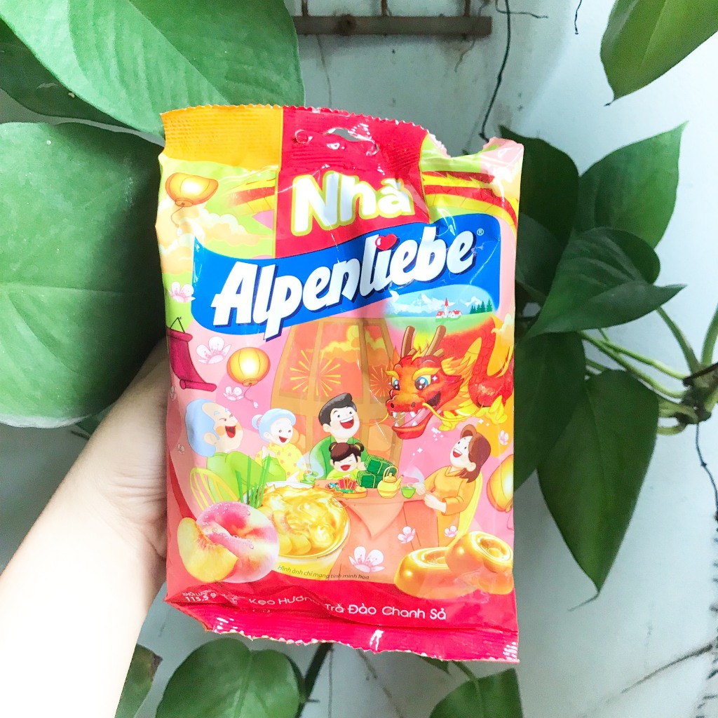 Kẹo Hương Trà Đào Chanh Sả Alpenliebe