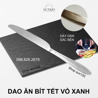 Dao ăn bít tết dày đẹp sang trọng vỏ xanh dao ăn steak cắt bò bít tết