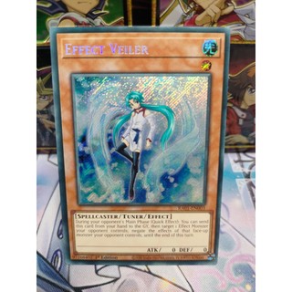 Thẻ bài effect veiler - ra01-en003 - secret rare, ultimate platinum