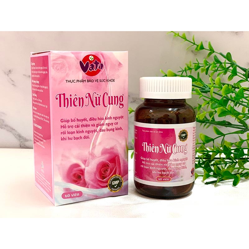 Thiên nữ cung giúp điều hòa kinh nguyệt, giúp bổ khí huyết, vĩnh biệt tắc kinh, chậm kinh nguyệt, rong kinh kéo dài