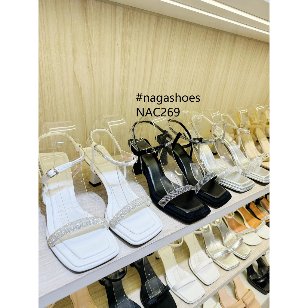 CAO GÓT NAGASHOES QUAI NGANG ĐÍNH ĐÁ GÓT NHỌN 7P NAC269