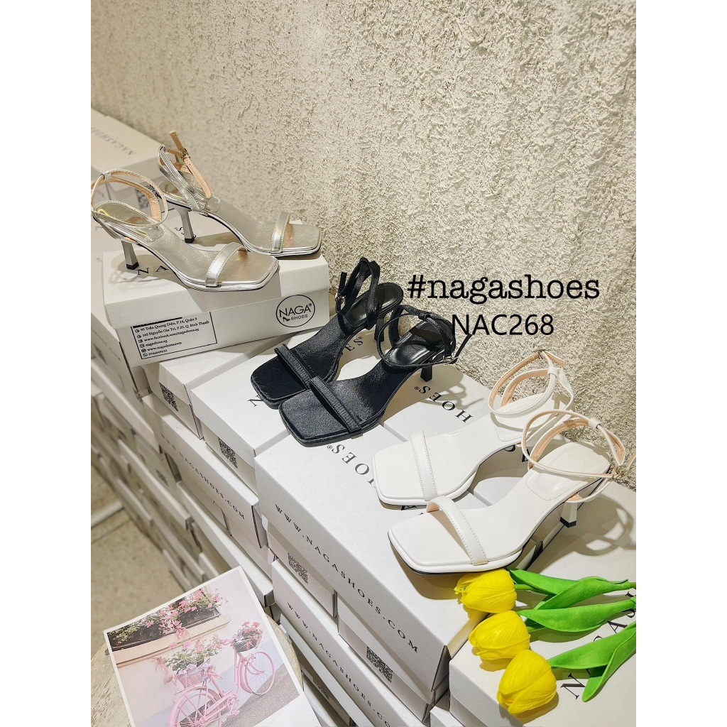 CAO GÓT NAGASHOES BASIC QUAI NGANG GÓT NHỌN 7P NAC268