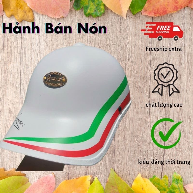 Nón bảo hiểm thể thao, mũ đi xe máy hàng công ty trí liễu, kết cờ ý, làm từ nhựa cao cấp chất lượng