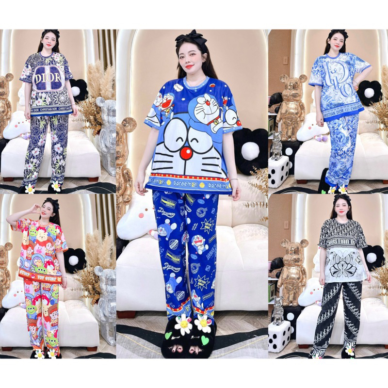 🌈🌈Bộ Bigsize Thun Lạnh 50kg đến 80kg 🌈🌈
