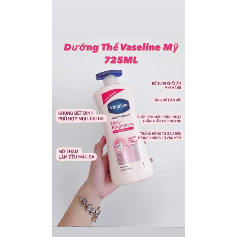 Dưỡng thể Vaseline 725ml