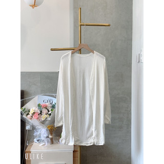 Áo Khoác Cardigan Len Mỏng Cho Nữ Phong Cách Hàn Quốc, Nhẹ Nhàng Dễ Phối
