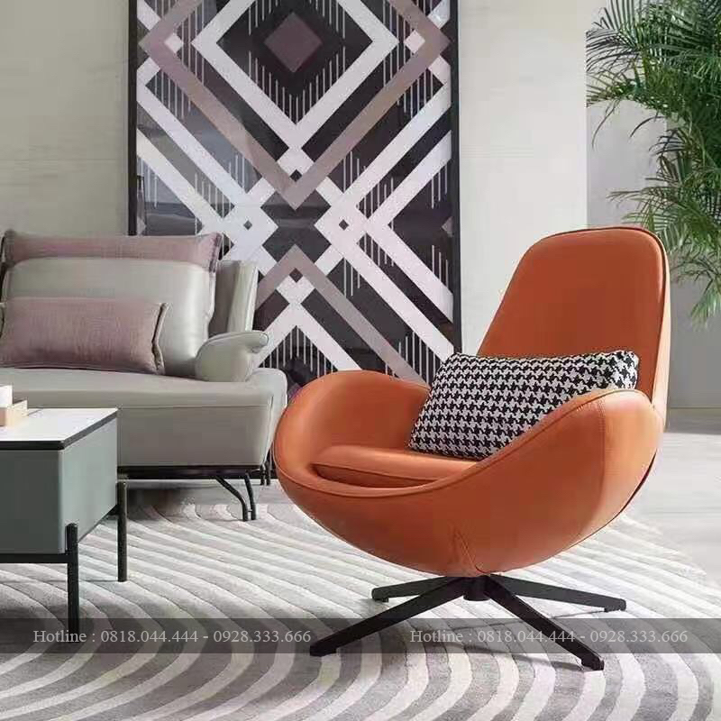 Ghế thư giãn đọc sách, ghế bọc da cao cấp