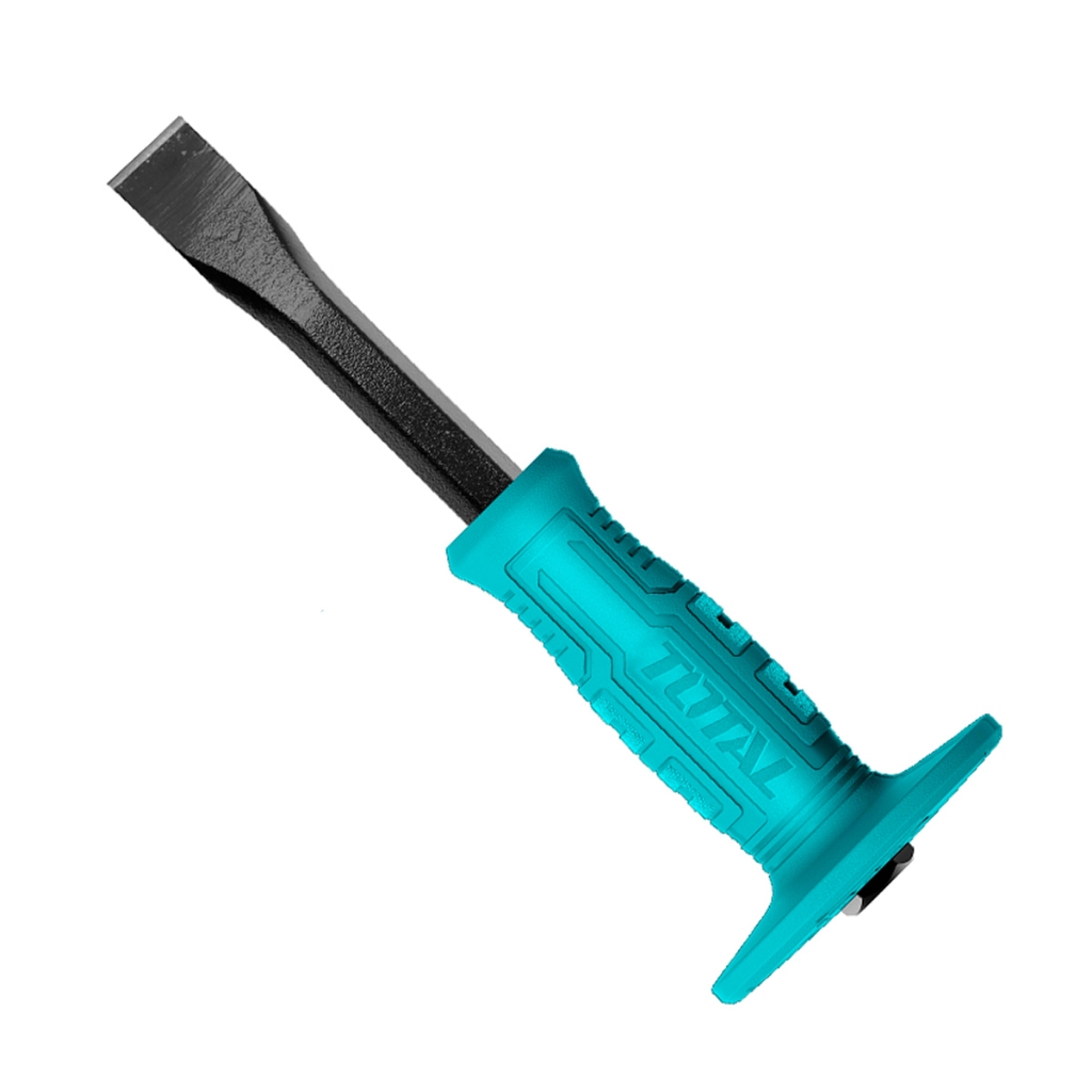 Đục sắt Total THT4211026 THT4211226 mũi dẹp, thép carbon 45# trọng lượng 0,5kg Dụng cụ xây dựng