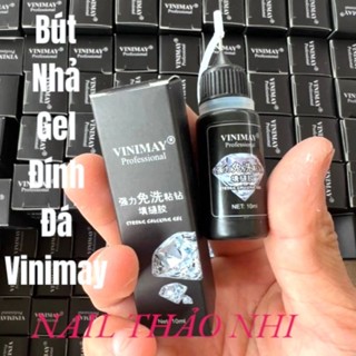 Bút Nhả Gel Đính Đá VINIMAY, Bút Gel Đính Đá Siêu Chắc NAIL THAO NHI