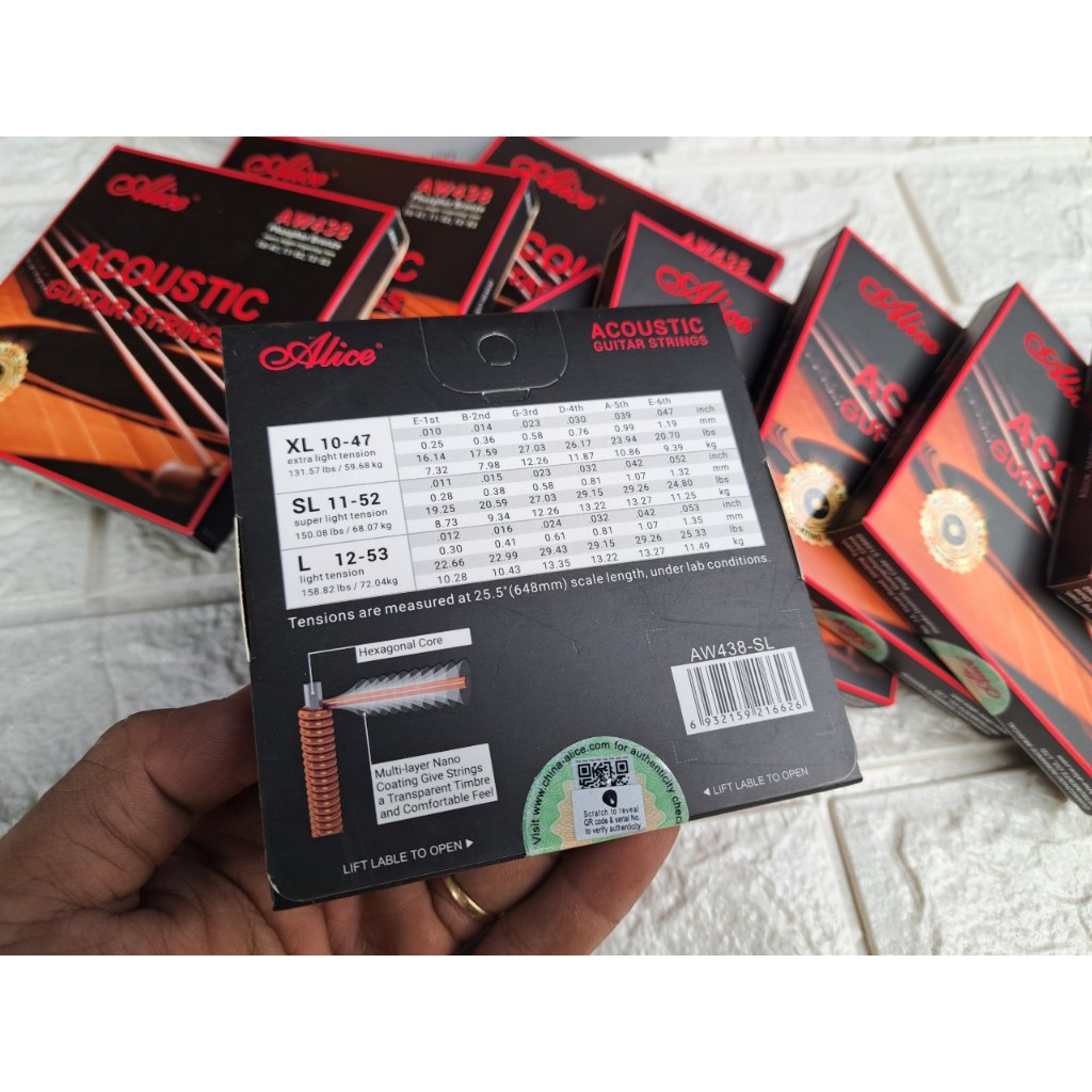 Bộ dây đàn guitar acoustic AW438