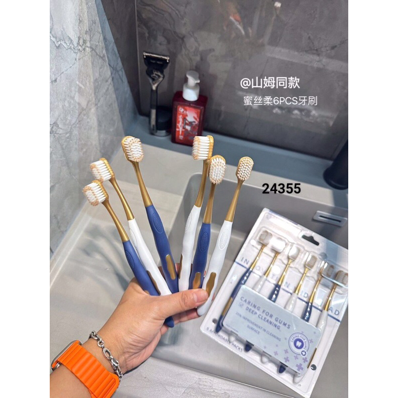 Sét 6 chiếc bàn chải chuẩn bản - NỘI ĐỊA TRUNG