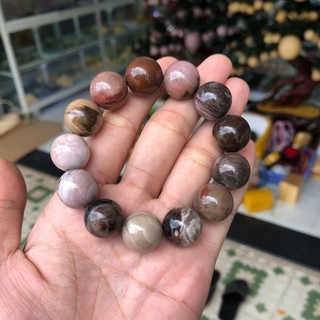 Vòng tay gỗ hóa thạch size 12 li, 14 li, 16 li
