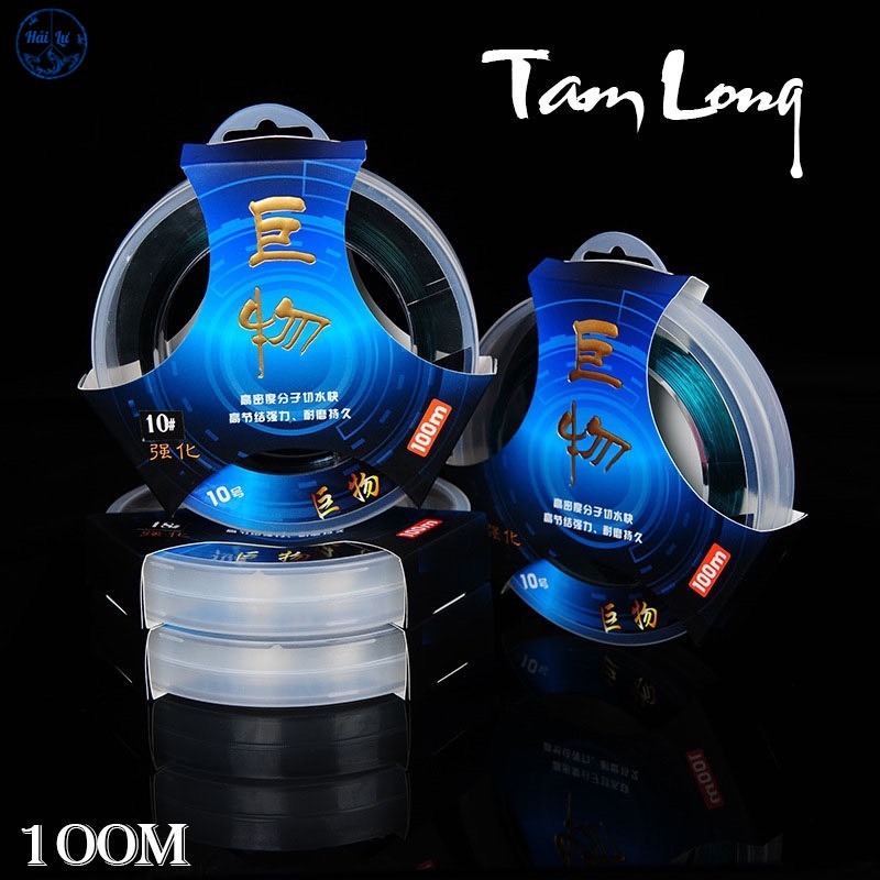Dây cước câu đài săn hàng Tầm Long 100m siêu bền cước trục và cước thẻo câu cá 100m siêu bền, tải khỏe docauhailu