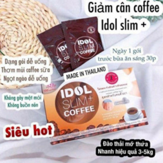 Cà Phê Giảm Cân Idol Slim x2 Coffee Thái Lan chính hãng Hộp 10 Gói