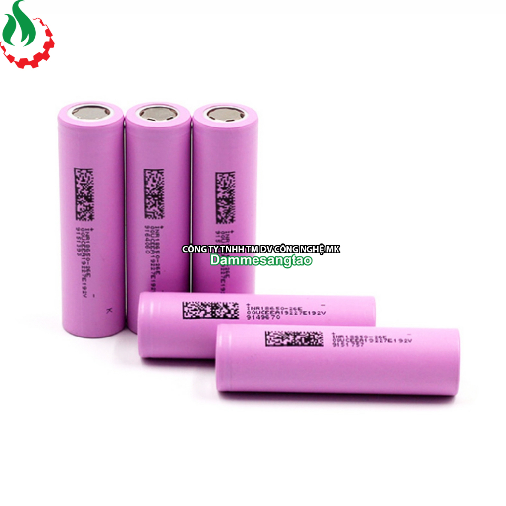 Cell pin 18650 DMEGC Li-ion 3.7V 2600mah 5C - Xả 13A