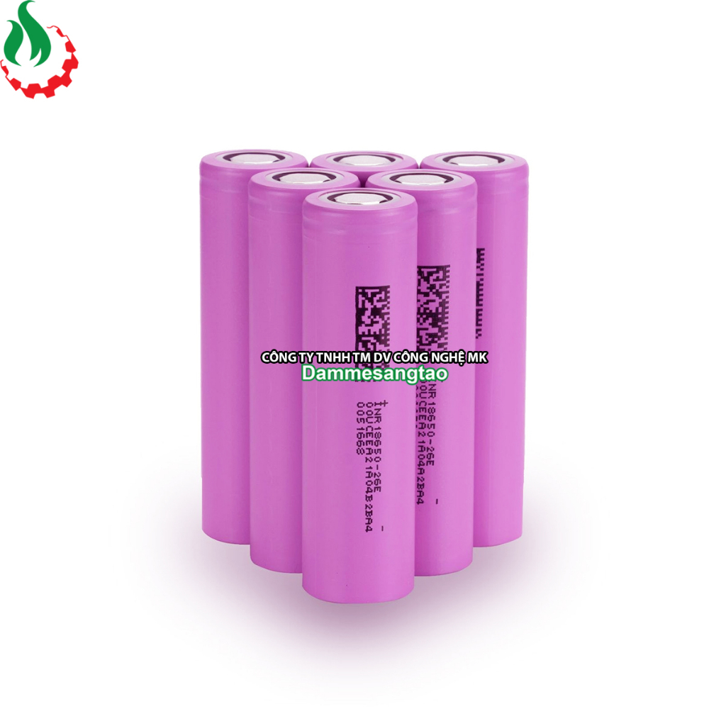 Cell pin 18650 DMEGC Li-ion 3.7V 2600mah 5C - Xả 13A