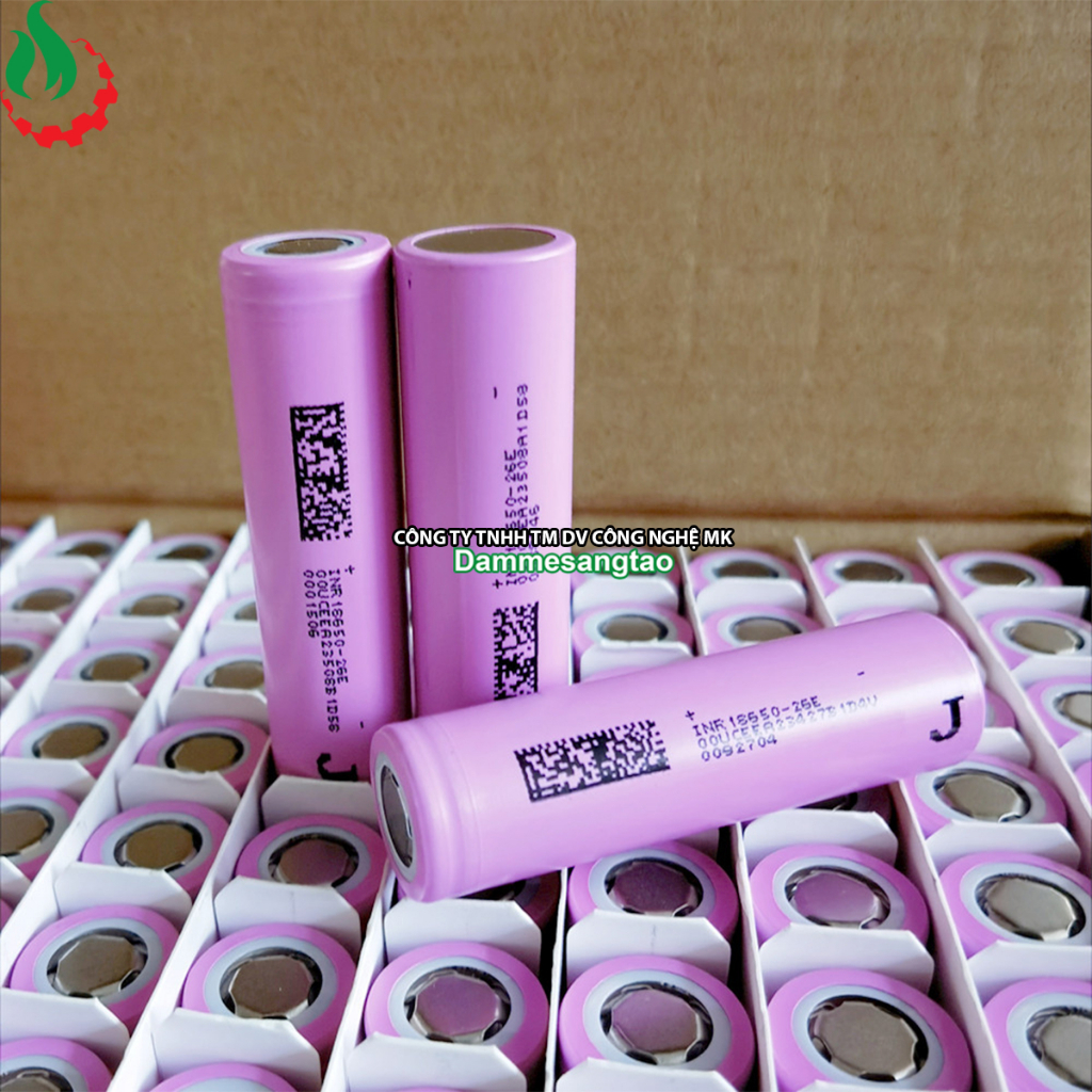Cell pin 18650 DMEGC Li-ion 3.7V 2600mah 5C - Xả 13A