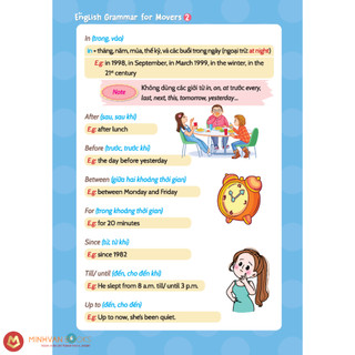 Sách - Combo 2 cuốn - English grammar for Movers (có đáp án)