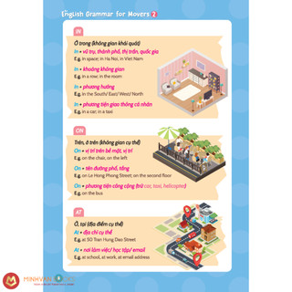 Sách - Combo 2 cuốn - English grammar for Movers (có đáp án)