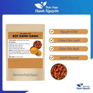 Bột dành dành nguyên chất 100g - Thảo Dược Hạnh Nguyên