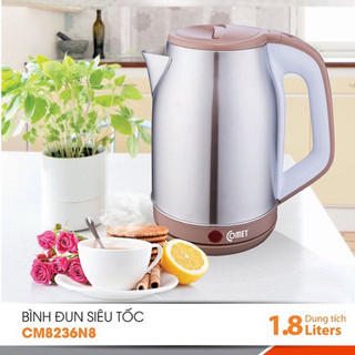Bình đun siêu tốc Comet CM8236 1.8 lit