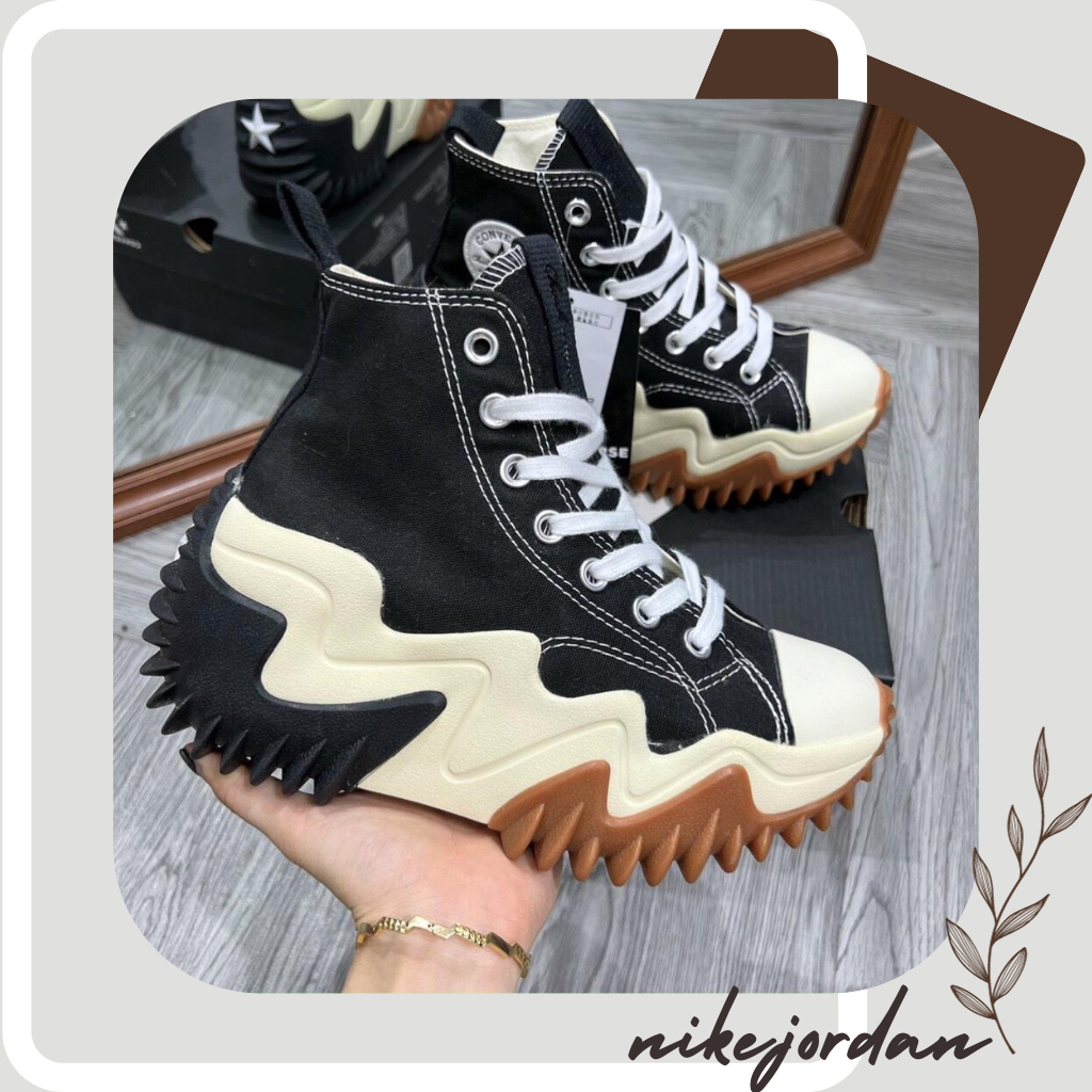 Giày Converse_Run Star Motion Đế Cao Nam Nữ, Giày Converse_Đế Răng Cưa Full Box