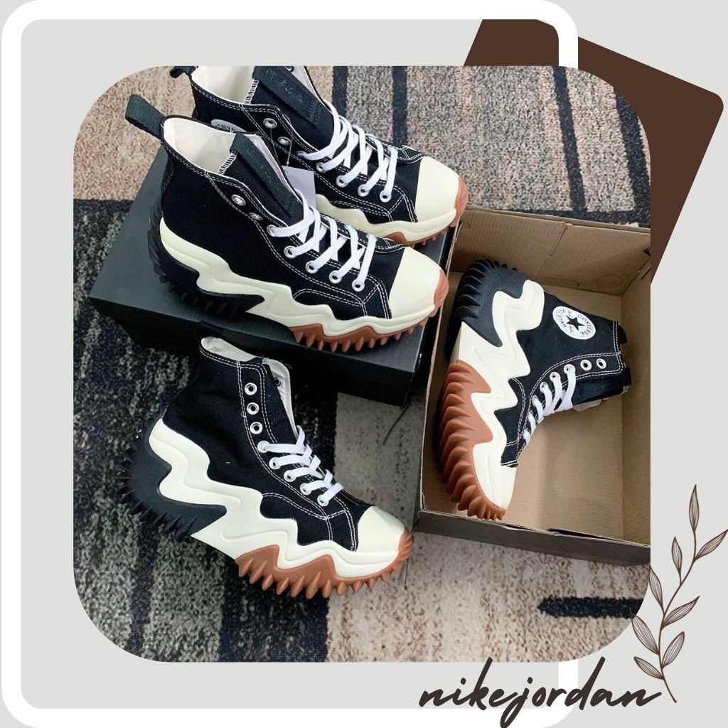 Giày Converse_Run Star Motion Đế Cao Nam Nữ, Giày Converse_Đế Răng Cưa Full Box