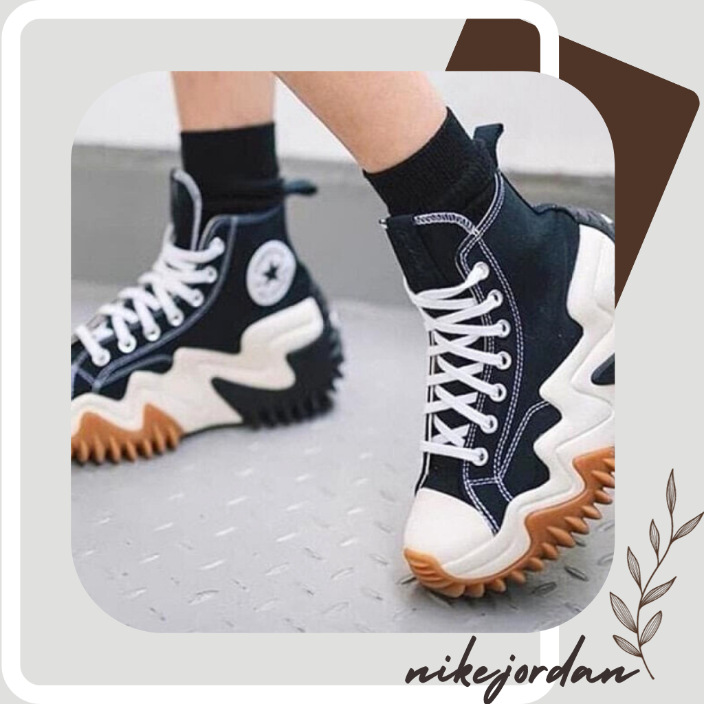 Giày Converse_Run Star Motion Đế Cao Nam Nữ, Giày Converse_Đế Răng Cưa Full Box