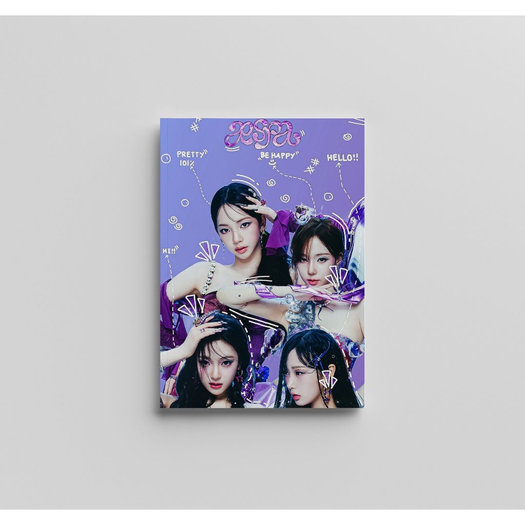 Combo 10 Quyển Vở Kpop 80 Trang Quang Huy Kẻ Ngang Duplex- tập vở bìa đẹp giấy trắng tự nhiên luyện chữ, học sinh cấp 2
