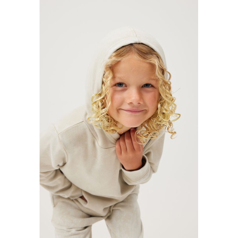 Bộ Nỉ Hoodie Bé Trai Basic Màu Loang Cotton On