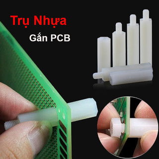 ( Gói 10 cái) Trụ nhựa trắng Đực-Cái M3