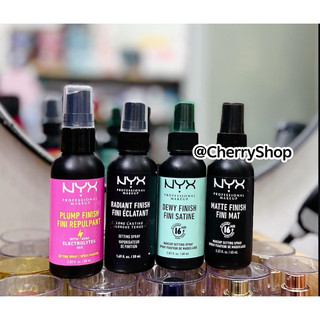 Xịt khoá lớp trang điểm NYX Dewy/Matte Finish Long Lasting Setting Spray (60ml)