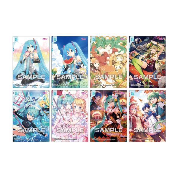 Thẻ clear lấp lánh nhân phẩm Hatsune Miku Sparkly vol 1