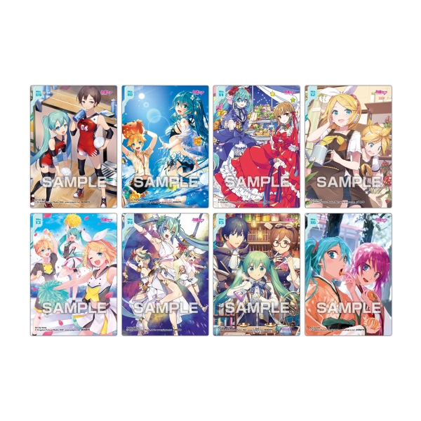 Thẻ clear lấp lánh nhân phẩm Hatsune Miku Sparkly vol 1