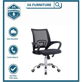 Ghế văn phòng 4005, ghế làm việc lưng lưới, Ghế văn phòng chân xoay, nâng hạ, xoay 360 độ, có gật gù