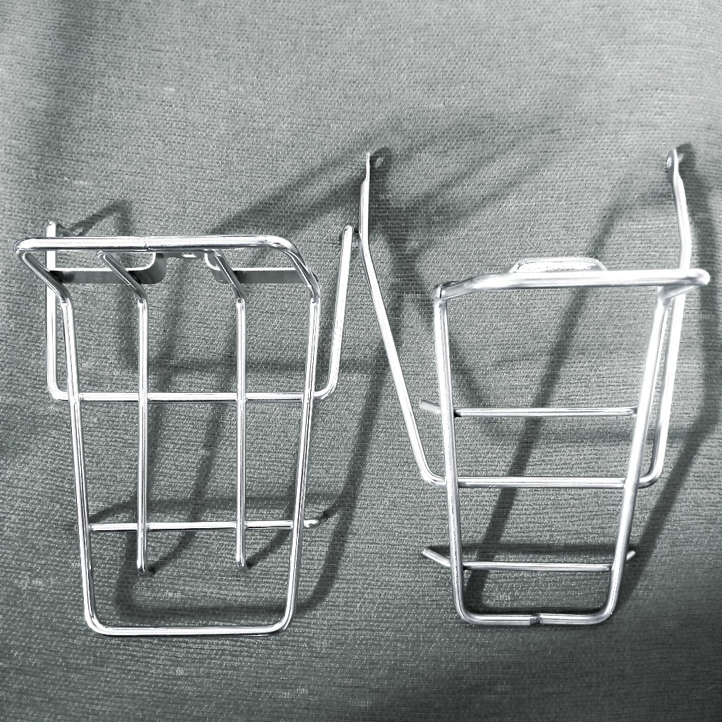 Baga mũi xe cub inox bóng sáng