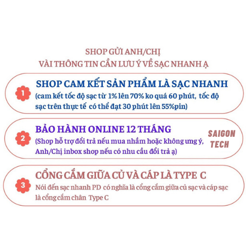 Combo Củ Cáp Sạc Nhanh PD 20W Usb C-L