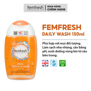 Dung Dịch Vệ Sinh Phụ Nữ Cho Vùng Kín Sạch, Thơm, Tươi Mới Suốt Ngày Dài Femfresh Daily Intimate Wash 150ml