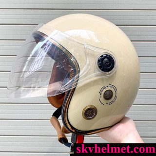 Nón bảo hiểm 3/4 kính dài lổ thông gió hàng chính hãng SKV chất lượng nhiều màu cho quí hàng lựa chọn