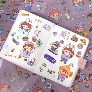 Miếng Dán Sticker Cute trang trí Decor siêu dễ thương