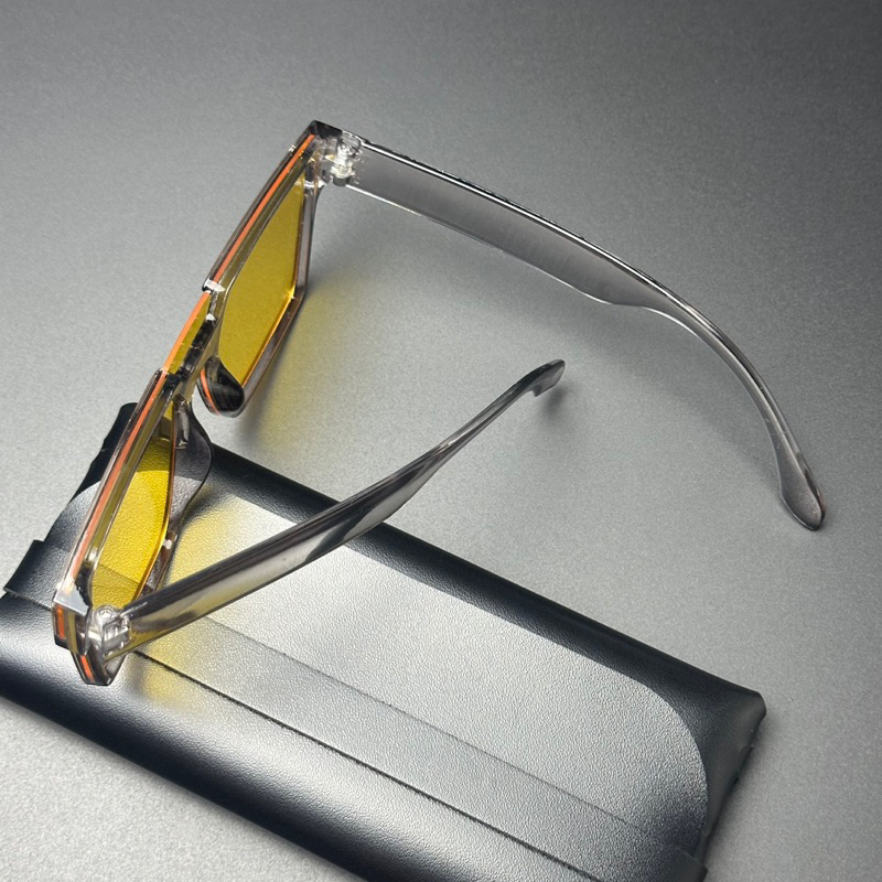 KINHLEGIASI | Kính mát gọng vuông lớn chống tia UV  Kính mát không độ Kính ZEUS thời trang cho nam và nữ