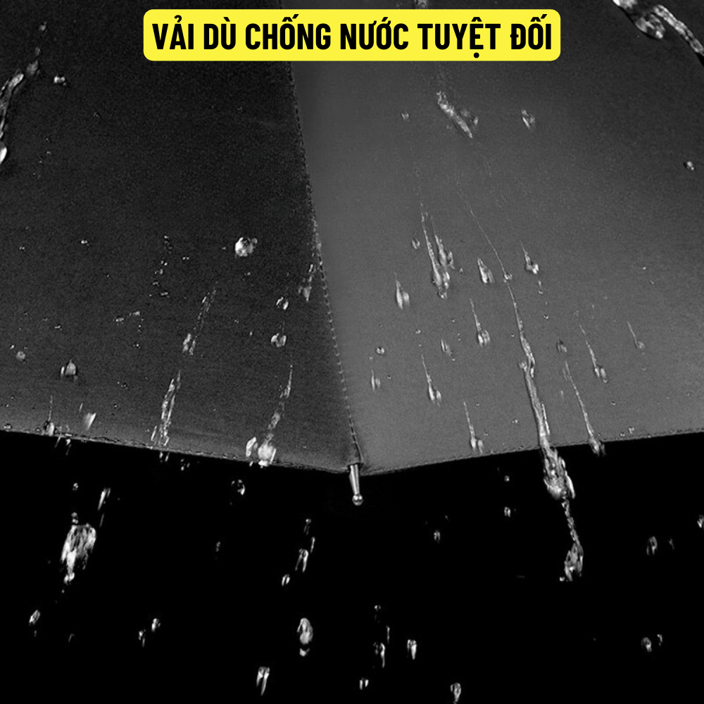 🌂 Ô cỡ lớn che đủ 3 người, dù che mưa size siêu to tán rộng 132cm, ô che nắng cán thẳng cao cấp - BH 12 tháng