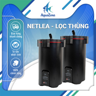 Lọc thùng Netlea NO1, NO2 cao cấp tích hợp sẵn bơm và vật liệu lọc, lọc thùng bể cá hiện đại, thế hệ mới